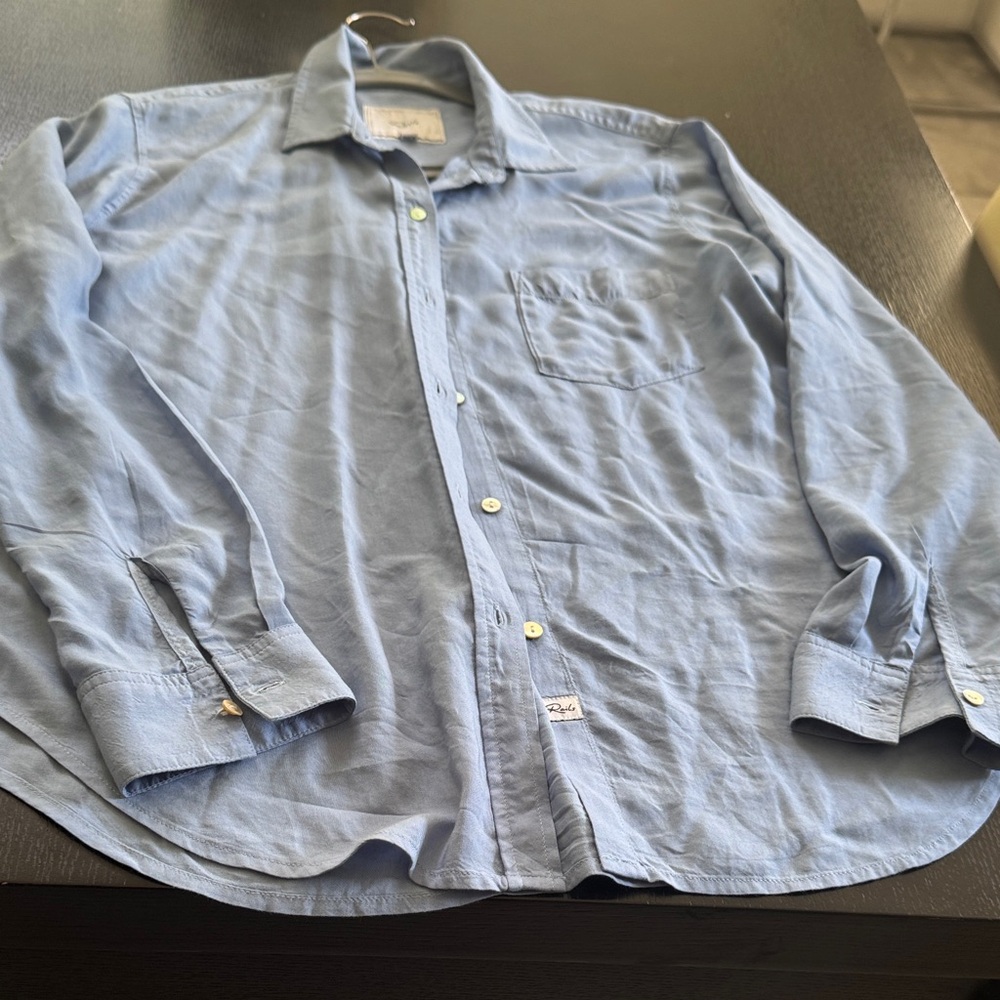 Amazing Rails Light Blue Shirt super soft worn once